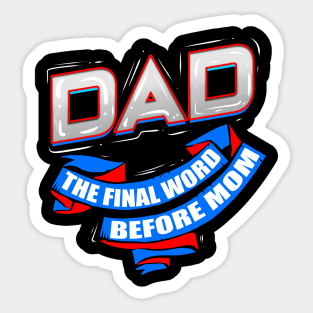 Final Word Sticker